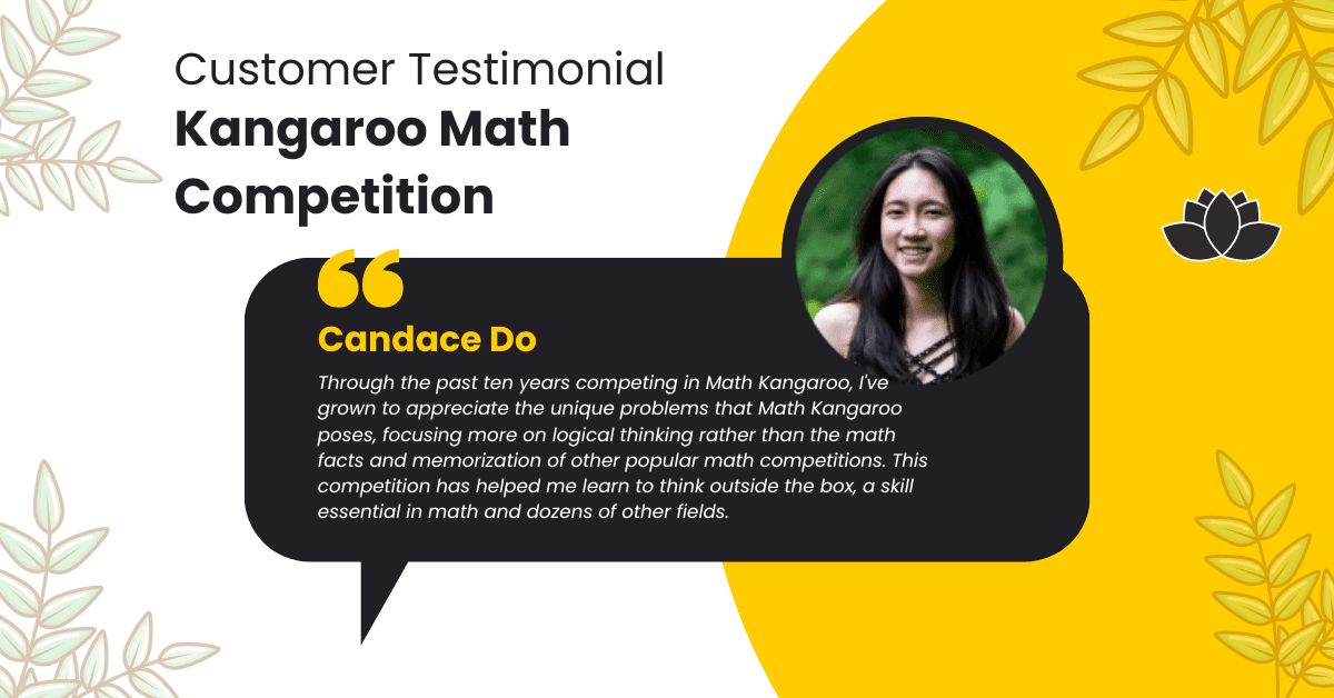 Kangaroo Math Testimonial- Candace Do