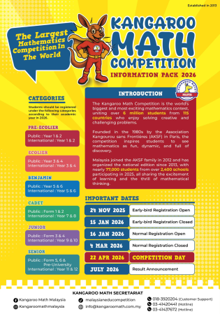 KANGAROO INFOPACK 2026 COVER